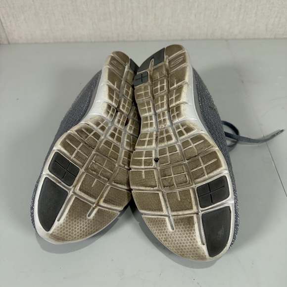 Skechers Men's Charcoal and Silver Sneakers - Picture 11 of 12